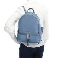Michael Kors Rhea Medium Backpack Denim - Michael Kors Rhea Medium Backpack Denim